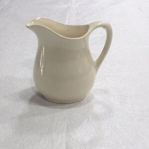 Water Pitcher Small Vintage White